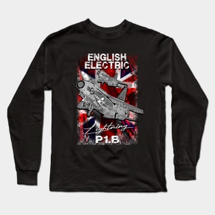 English Electric Lightning RAF Fighterjet Long Sleeve T-Shirt